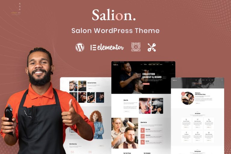 Salion - Saç Salonu WordPress Teması