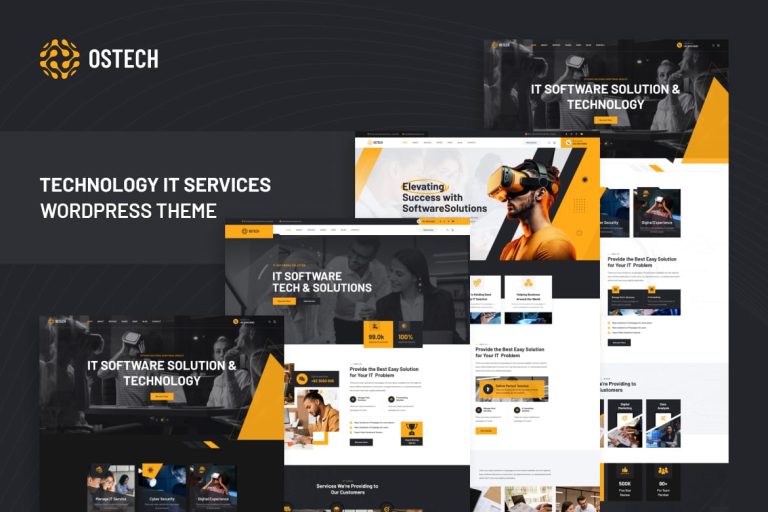 Ostech - Teknoloji BT Hizmetleri WordPress Teması