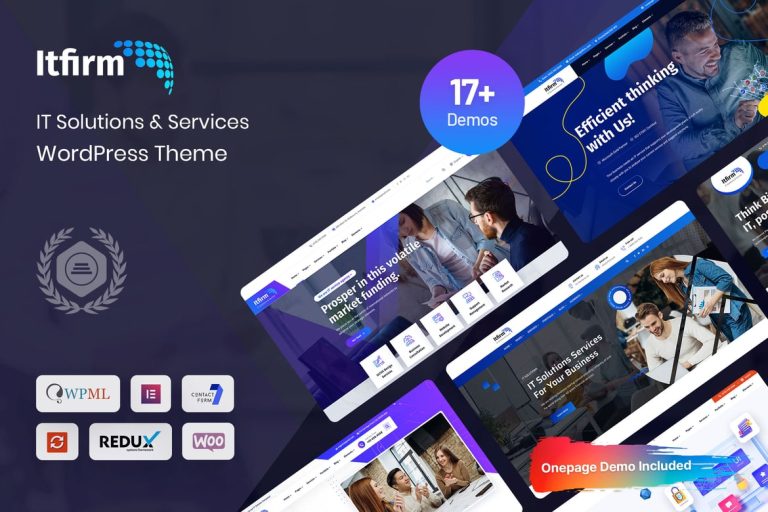 Itfirm - IT Çözümleri ve Hizmetleri WordPress Teması