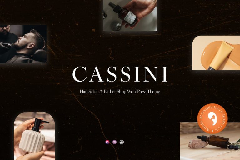 Cassini - Kuaför & Berber Salonu WordPress Teması