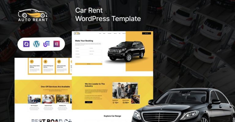 Autoreant - Araba Kiralama ve Araba Satışı Çok Amaçlı WordPress Teması