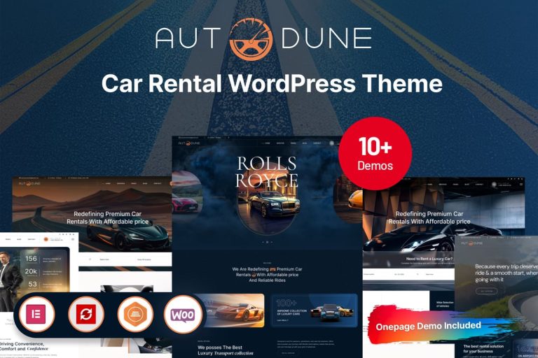 Autodune - Araç Kiralama ve Limuzin WordPress Teması