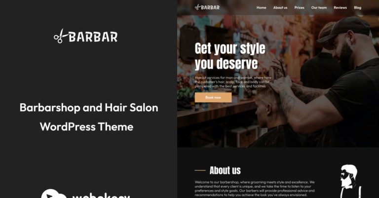 Barbar - Berber Dükkanı WordPress Teması