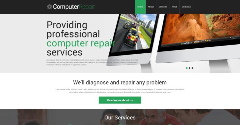 Bilgisayar Tamiri Duyarlı WordPress Teması