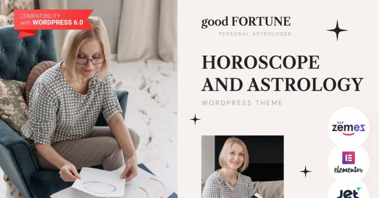 İyi Şans - Burçlar ve Astroloji WordPress Teması